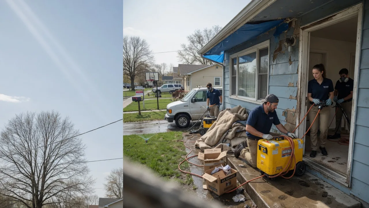 Basement Flood Cleanup in New Germany, MN near me